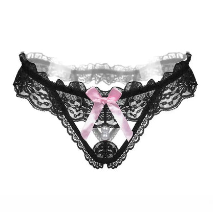 Sexy Women Panties Lace Pearl Lingerie