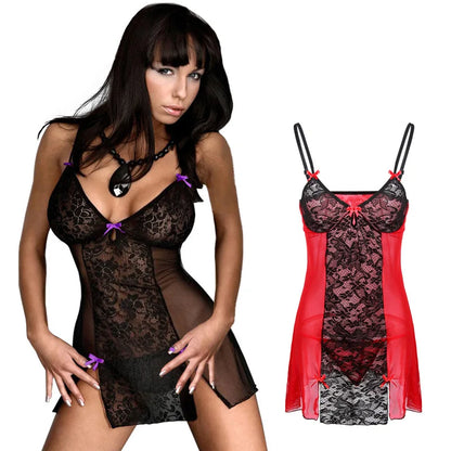 Plus Size S-6XL Full Slips Sexy Nightwear