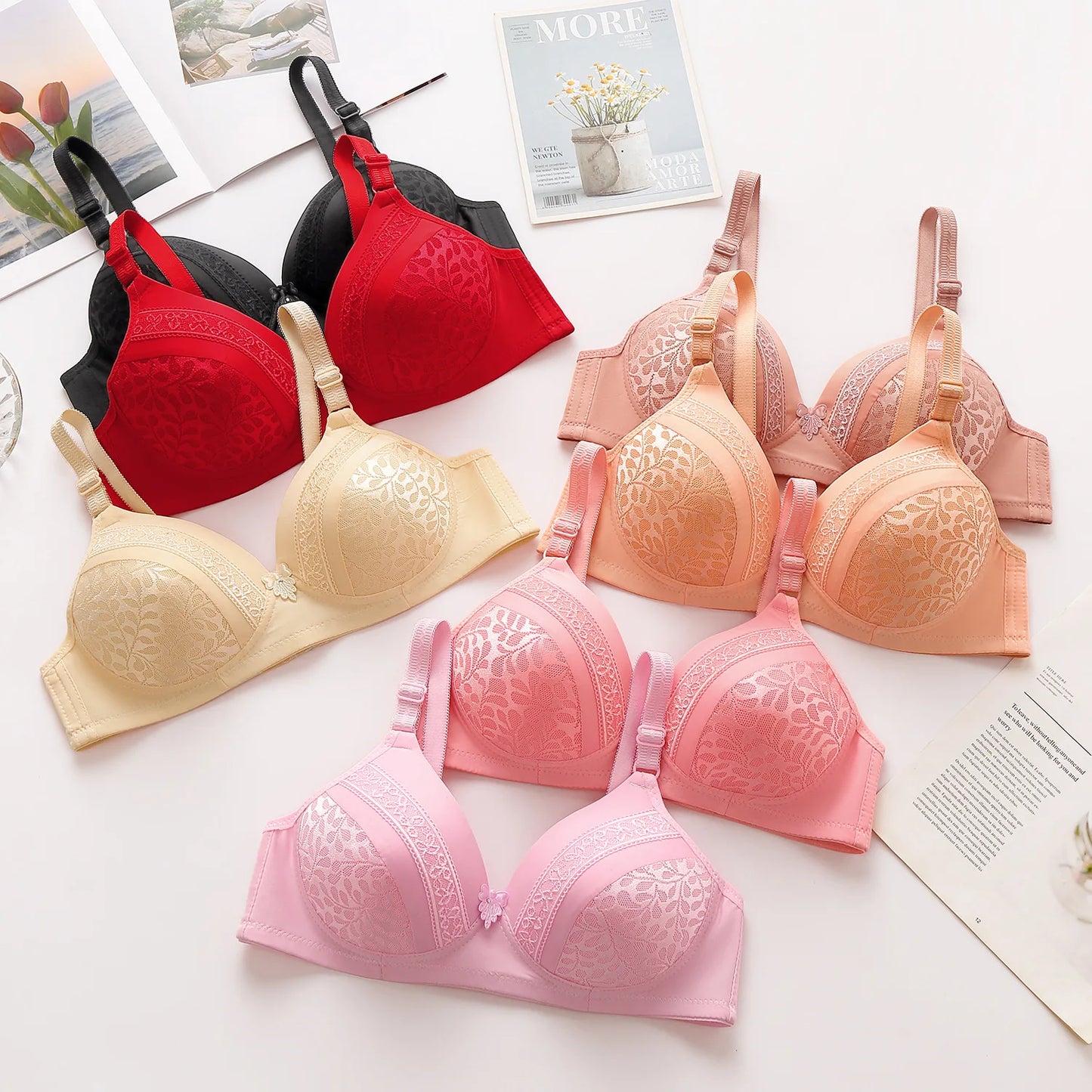 Plus Size Sexy Push Up Bra Women