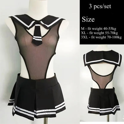 Plus Size Sexy Schoolgirl Costume