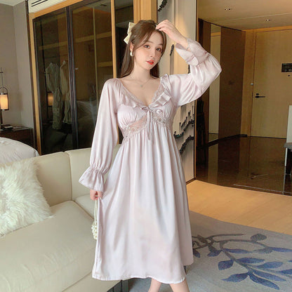 Women's Nightdress Autumn Long Sleeve