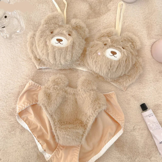 Autumn Winter Kawaii Lolita Bra and Panty