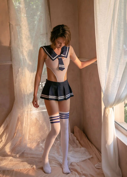 Plus Size Sexy Schoolgirl Costume