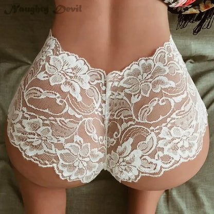 Boxer Briefs Lace Floral Breathable Underwear