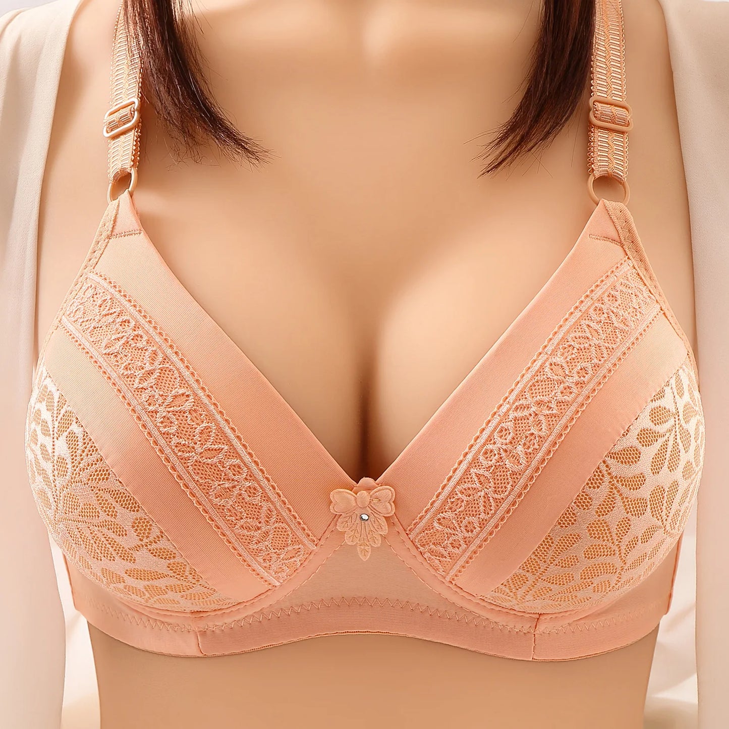 Plus Size Sexy Push Up Bra Women