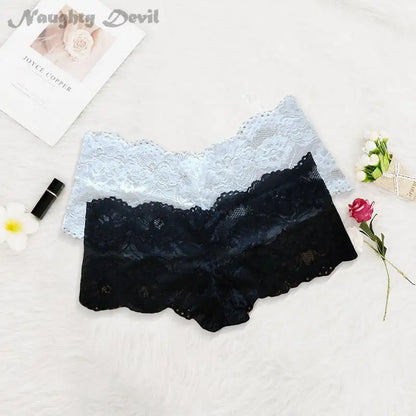 Boxer Briefs Lace Floral Breathable Underwear